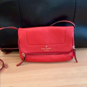 Kate Spade red small cross body
